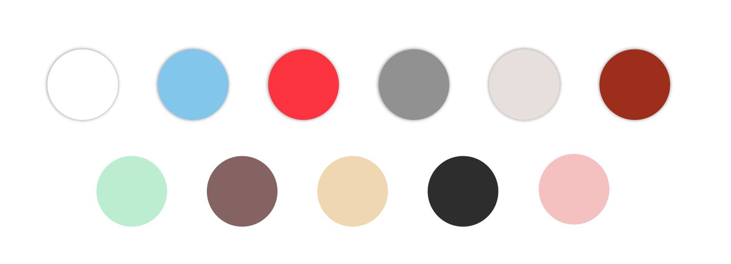 paleta de  colores